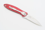Kershaw Snap On 1660RAT Leek Red Plain Edge Folding Pocket Knife *blemished