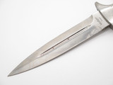 Vintage 1990s Kershaw 1007 Trooper Hattori Seki Japan Dagger Fixed Blade Knife