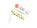 Vtg 1982 Parker Cut Co. Imai Seki Japan 3.25" World's Fair Folding Pocket Knife