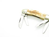 Vtg 80s Parker Sowbelly Imai Seki Japan 3.5" Bone Handle Folding Pocket Knife