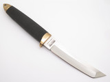 Vtg 1980s Cold Steel Emperor Hattori Seki Japan 5.75" San Mai Fixed Tanto Knife