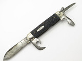 Vtg 1940-64 Case XX 640045 Camper Black Delrin Folding Pocket Camp Knife