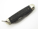 Vtg 1940-64 Case XX 640045 Camper Black Delrin Folding Pocket Camp Knife