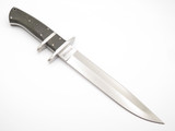 Vtg '90s Cold Steel Black Bear Classic Hattori Seki Japan AUS8A Fixed Knife Blem