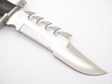 Vintage 1980s Frost Cutlery Black Bear Bowie Tak Fukuta Seki Japan Fixed Knife