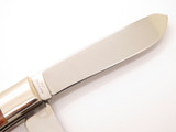 Vtg 1997 AG Russell Seki Japan AUS-8 Jumbo Guthook Trapper Folding Pocket Knife