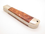 Vtg 1997 AG Russell Seki Japan AUS-8 Jumbo Guthook Trapper Folding Pocket Knife
