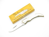 Vintage 1980s Parker Imai Seki Japan Small 3" Bone Lockback Folding Pocket Knife