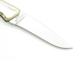 Vintage 1980s Parker Imai Seki Japan Small 3" Bone Lockback Folding Pocket Knife