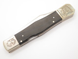 Vtg 80s Fury Tak Fukuta Seki Japan Decorative 5.6" Folding Hunter Lockback Knife