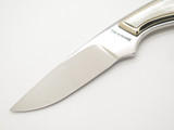 Vintage Browning 378 Custom Seki Japan Pearl MOP Mirror Blade Fixed Knife
