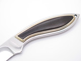 Vintage Browning 376 Custom Seki Japan Wood Mirror Blade Fixed Knife