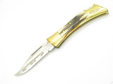 Vintage 1989 Case XX Centennial 5197L Sharktooth Stag Folding Hunter Knife
