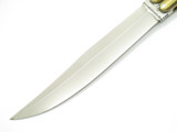Vintage WWII Era Filipino Balisong 6.2" Wood Handle Brass Folding Butterfly Knife