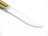 Vintage WWII Era Filipino Balisong 5.75" Folder Bone Handle Brass Folding Butterfly Knife