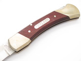 Vtg '80s Montana Tak Fukuta Seki Japan 5" Nickel S Folding Hunter Lockback Knife