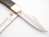 Vtg 1970s Explorer Tak Fukuta Seki Japan 2 Blade Folding Hunter Lockback Knife