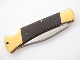 Vtg 1970s Explorer Tak Fukuta Seki Japan 2 Blade Folding Hunter Lockback Knife