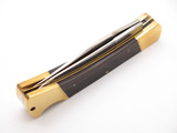 Vtg 1970s Explorer Tak Fukuta Seki Japan Two Blade Folding Hunter Lockback Knife
