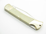 Vtg 70s Explorer Tak Fukuta Seki Japan 4.8 Micarta Folding Hunter Lockback Knife