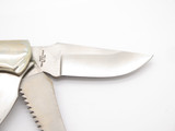 Vtg 1980s Rigid RG-79 Tak Fukuta Seki Japan Saw Folding Hunter Lockback Knife