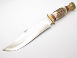 Vtg 1990s Rigid RG-33 Stag Grizzly Fukuta Seki Japan Fixed 9" Blade Bowie Knife