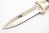 Vtg 80s Parker American Blade Seki Japan Fukuta Buffalo Fixed Dagger Knife #2