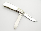 Vtg Parker Seki Japan 2 Blade Baby Trapper Pearl MOP Folding Pocket Knife