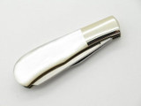 Vtg Parker Seki Japan 2 Blade Baby Trapper Pearl MOP Folding Pocket Knife
