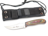 Vtg 1980s Frost Cutlery Badger Tak Fukuta Seki Japan Fixed Hunting Skinner Knife