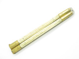 Vintage WWII Era Filipino Balisong 7" Brass Jigged Bone Handle Folding Butterfly Knife