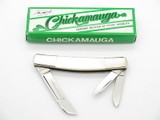 Vtg Parker Seki Japan Congress Whittler Pearl MOP Folding Pocket Knife in Box