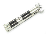 Vintage Filipino Balisong 6.12" Decorative Bird Buffalo Horn Handle Folding Butterfly Knife