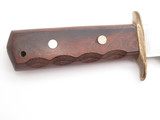 Vtg C Jul Herbertz German Rostfrei Original Bowie Fixed 10" Blade Hunting Knife
