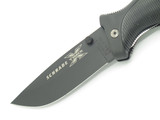 Vtg Schrade USA XT7B X Timer 5" Black Handle Folding Hunter Liner Lock Knife