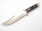 Vtg A.G. Russell 2003 Bowie Tak Fukuta Seki Japan Ebony AUS8 Fixed Hunting Knife