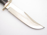 Vtg A.G. Russell 2003 Bowie Tak Fukuta Seki Japan Ebony AUS8 Fixed Hunting Knife