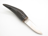 Vintage 1980s Parker Tak Fukuta Seki Japan Small Buffalo Fixed Hunting Knife