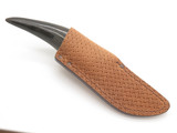 Vintage 1980s Parker Tak Fukuta Seki Japan Small Buffalo Fixed Hunting Knife