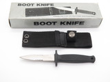 Vintage 1990s Taiwan Mini Dagger Satin Fixed 2.6" Blade Boot Knife