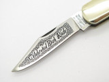 Vtg Parker Seki Japan Large Lockback Whittler Pearl Folding Pocket Knife