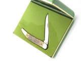 Vtg 1982 Queen Cutlery Co. 60th Anniversary USA Bone 4.25" Folding Pocket Knife