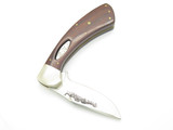 Vtg 1980 Case XX Sidewinder Folding Hunter Locking Knife Pat Pend 10 Dot