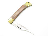Vintage 1980 Puma 975 Trail-Boss Germany 5.5" Wood Lockback Folding Hunter Knife