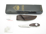 Vintage Puma Cobra P133501W Germany Wood Handle 5.87" Fixed Hunting Knife