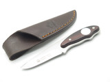 Vintage Puma Cobra P133501W Germany Wood Handle 5.87" Fixed Hunting Knife
