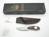 Vintage Puma Python P133502W Germany 5.62" Wood Handle Fixed Hunting Knife