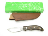Hiro Seki Japan Ruoh King Dragon Wood & Gingami 1 Fixed Skinner Hunting Knife