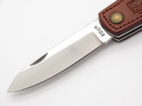 Vtg SOG S34T Specialty Attache Leather Seki Japan Folding Pocket Knife Ketchain