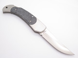 Vintage 1980s Ranger's G. Sakai Seki Japan 4.37" Folding Scimitar Lockback Knife